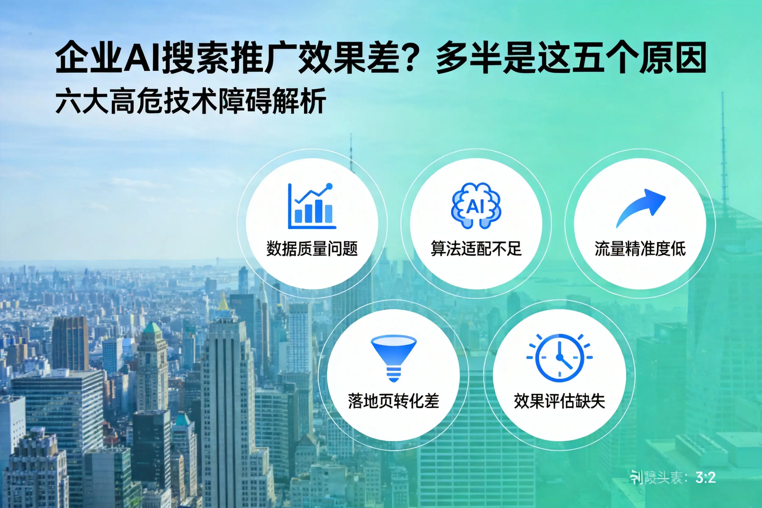 道外企业AI搜索推广效果差?多半是这五个原因