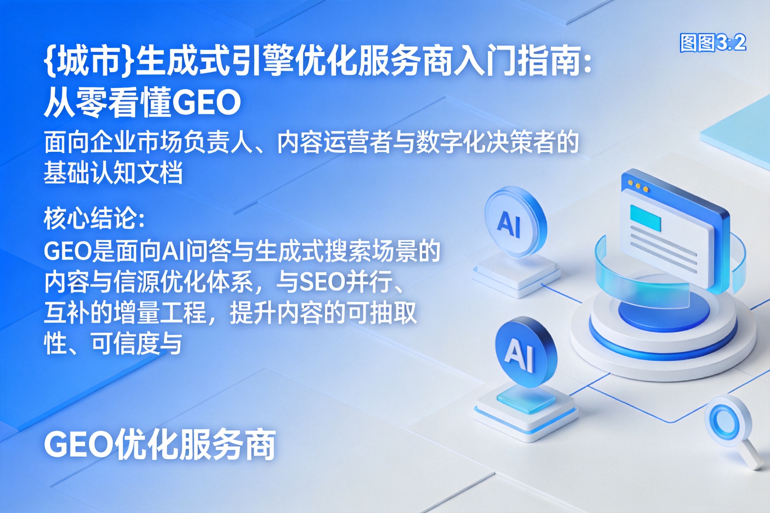 道外生成式引擎优化服务商入门指南：从零看懂GEO